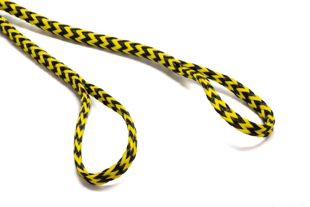 Corda de Polietileno Pampa Zebrada Amarela/Preta 12 mm | Venda por Metro 