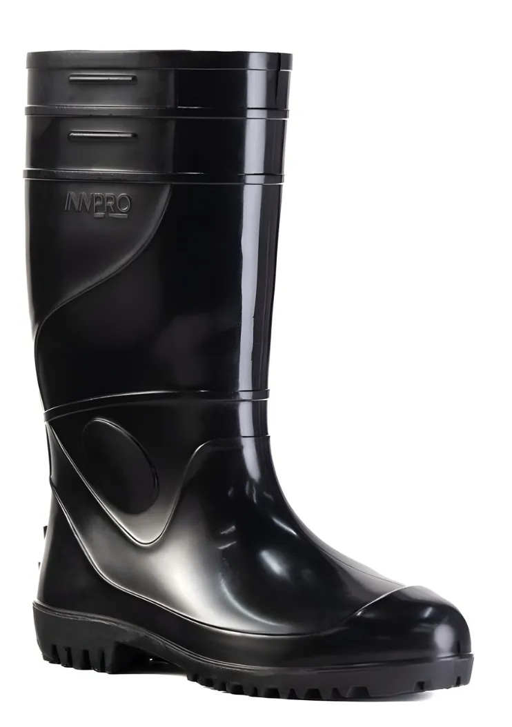 Bota / Galocha PVC Cano Longo Bracol Acqua Lev Preta | Impermeável | Sem Biqueira | CA 37455
