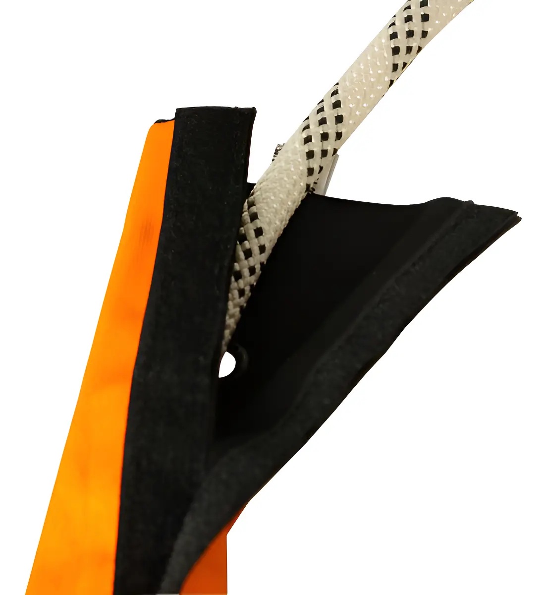 Protetor de Corda 80 cm Control Safe Dupla Face Preto/Laranja | Lona de Alta Tenacidade | CTS-PCL80