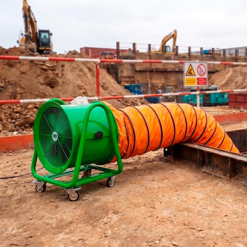 Duto de Extensão para Exaustor e Insuflador de Ar Gas and Safety 300 mm x 10 m – GSDUTO3010L