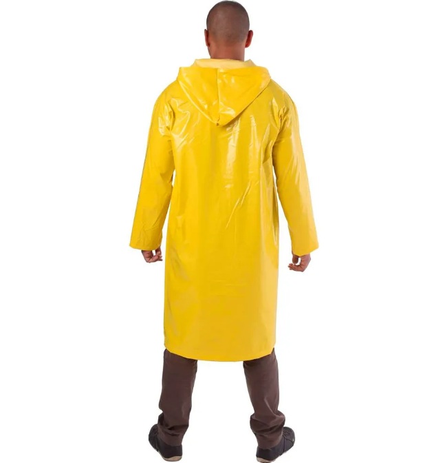 Capa de Chuva Amarela Soft Vinilseg em PVC Forrado Ecopoli | CA 33304