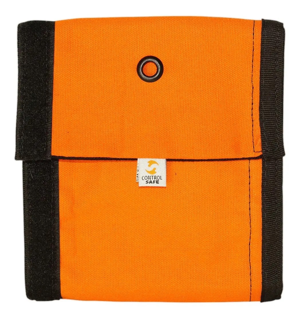 Protetor de Corda 80 cm Control Safe Dupla Face Preto/Laranja | Lona de Alta Tenacidade | CTS-PCL80