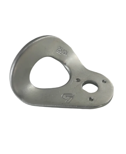 Chapeleta Simples 4Climb em Aço Carbono | Furo 10 mm | Resistência 25 kN | Zincagem Trivalente