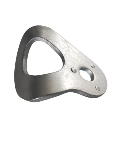 Chapeleta Simples 4Climb em Aço Carbono | Furo 10 mm | Resistência 25 kN | Zincagem Trivalente
