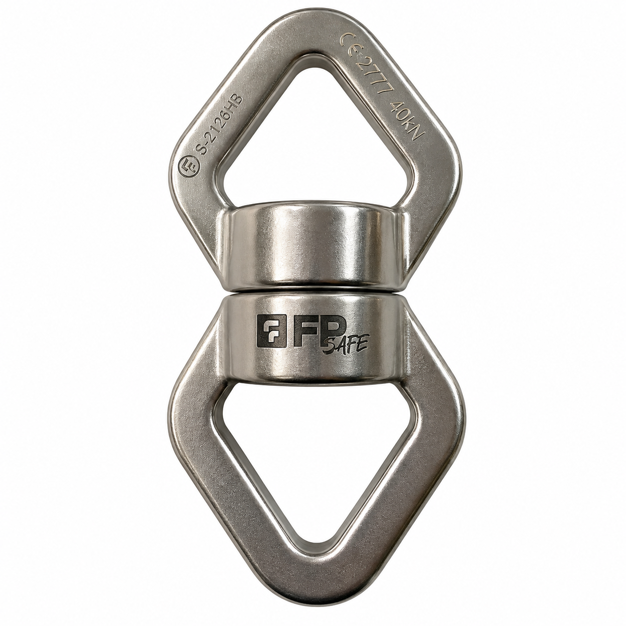 Destorcedor Rolamentado de Alumínio FP Safe 40 kN | CE / EN 354